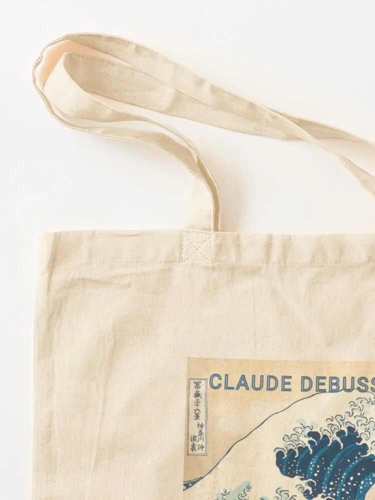 Debussy - LA MER Tote Bag حقيبة حمل لطيفة من القماش حقيبة يد نسائية