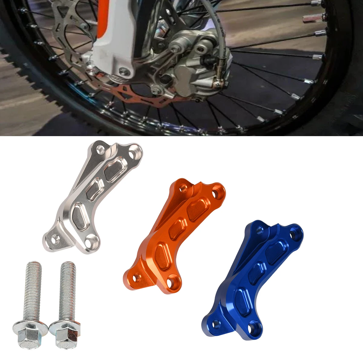 

Motocycle 320MM Bracket Floating Brake Disc Caliper Adaptor For KTM XCW SX SXF XC XCF EXC EXCF 125 150 200 250 300 350 400 450