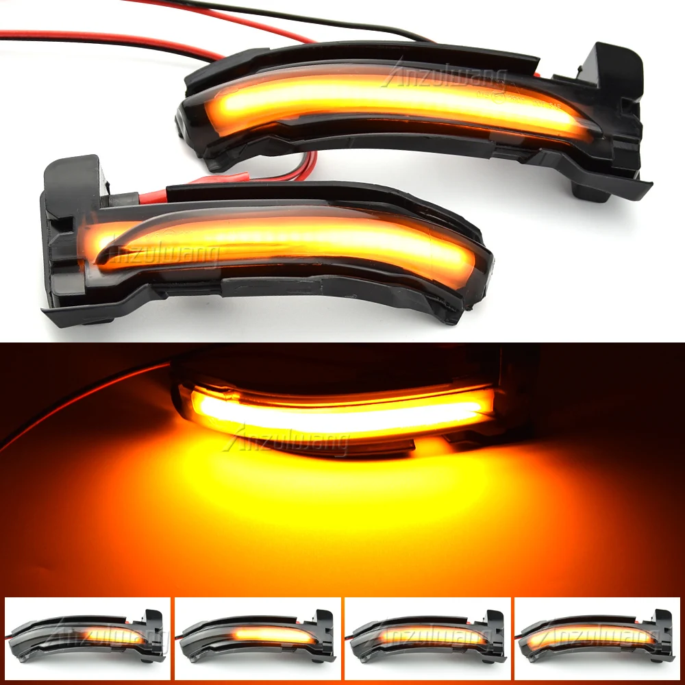 

For Ford Focus Mk4 Ab Bj 2019 2020 LED Dynamic Turn Signal Blinker Sequential Side Mirror Indicator Light