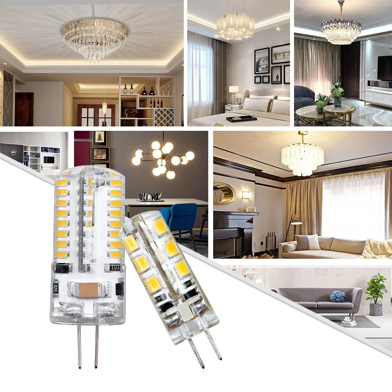 10 Stks/partij G4 Led Lamp 2W 3W 4W 5W 7W 9W Ac Dc 12V 220V Corn Bulb SMD2835 3014 360 Stralingshoek Vervangen Halogeen Kroonluchter Lichten