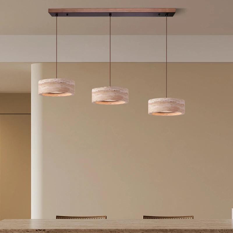 Restaurant Lights Pendant Lights Stones Highend Quiet Antique Style Dining Table Bar Counter Tea Table Led Hanging Line Lights