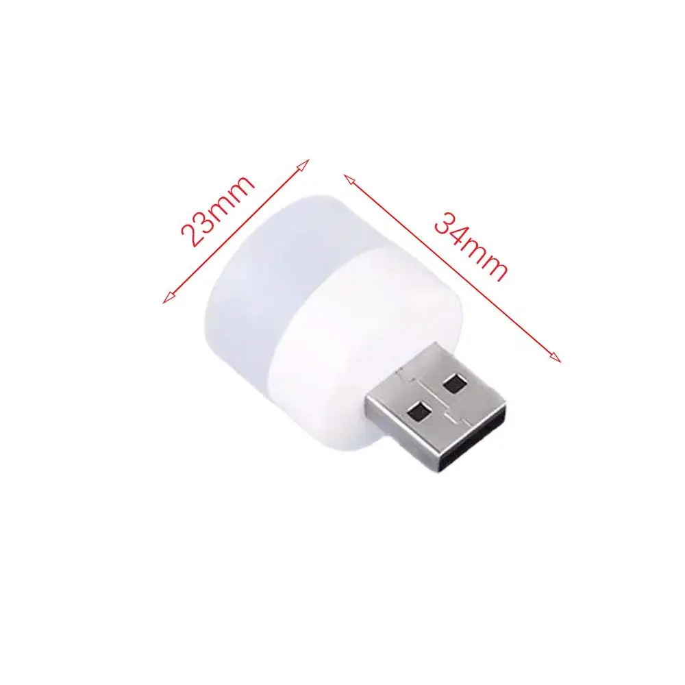 New USB Night Lamp Super Bright LED Eye Protection Plug Lamp Square Reading Light Mobile Power Charging LED Light Home