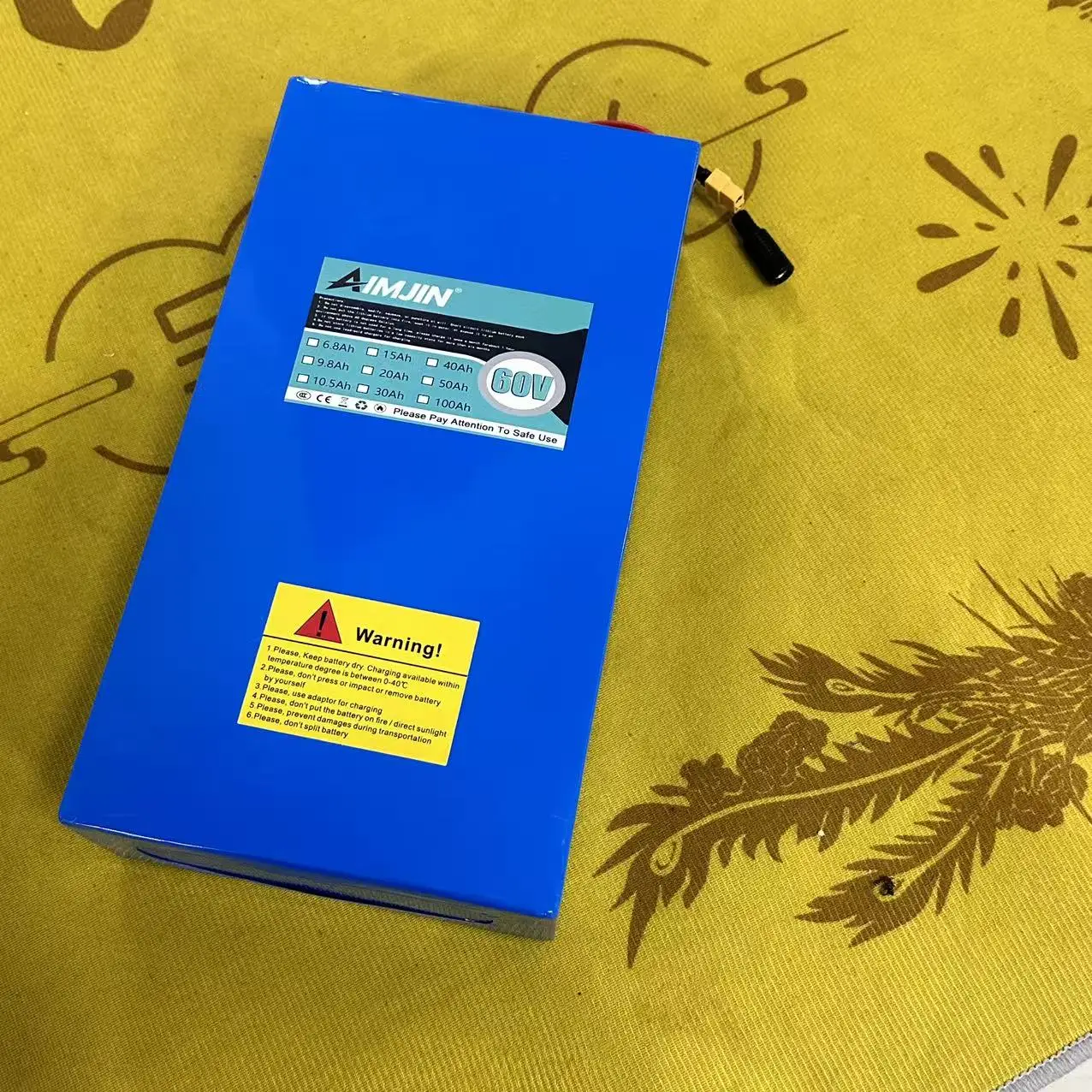 16S8P Brand New 60V 40Ah 18650 Lithium Battery Pack 500-2000W High Power Built-in BMS Scooter Motorcycle Rechargeable Battery