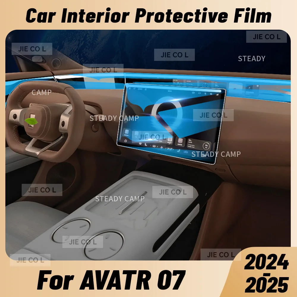 Anti-scratch Car Interior Center Console Media Dashboard Navigation TPU Protector Film For AVATR 07 2024 2025 Accessories