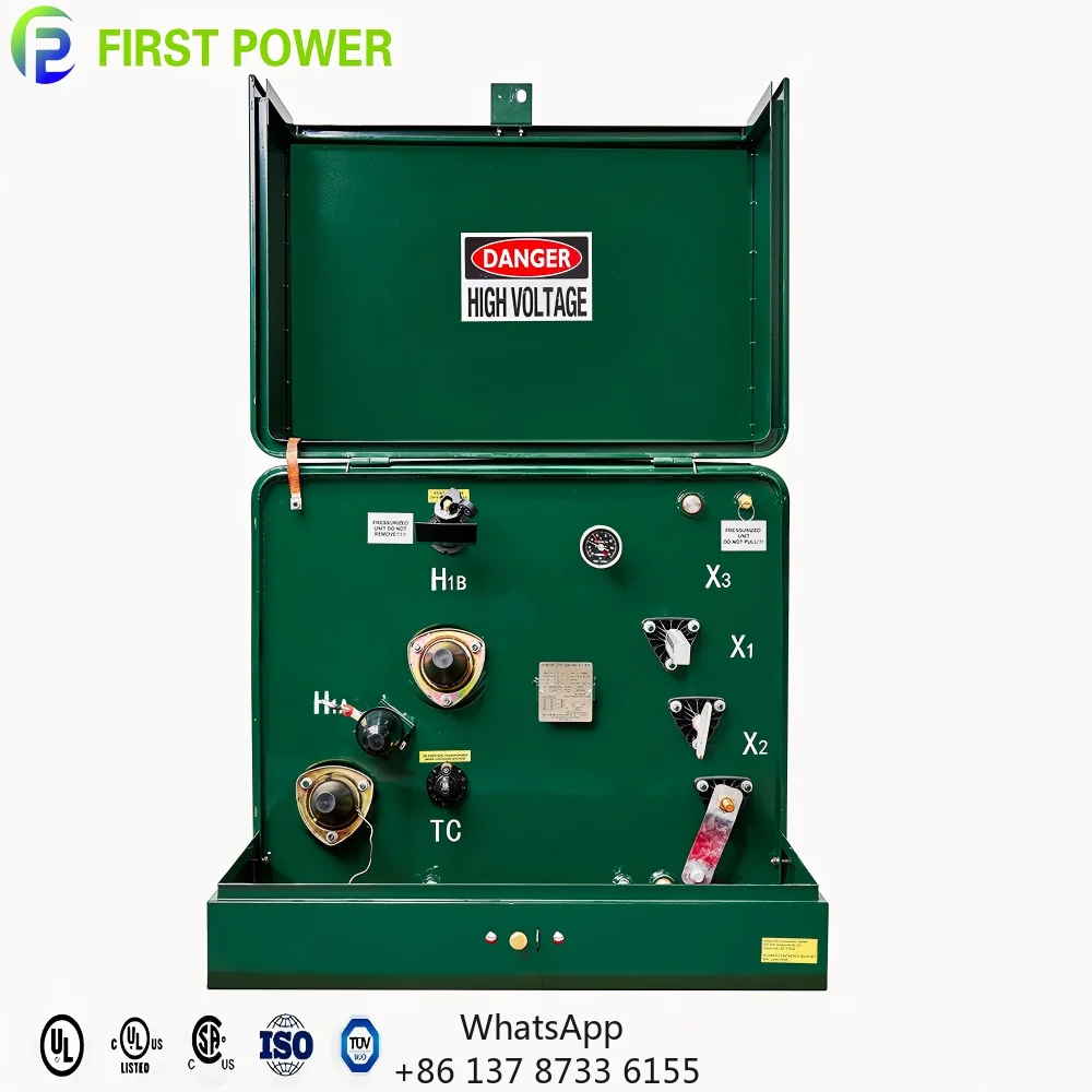 UL/CUL Certification Input 6KV 15KV Output 200V Oil Type Single Phase Pad Mounted Transformer For Electric Power Distribution