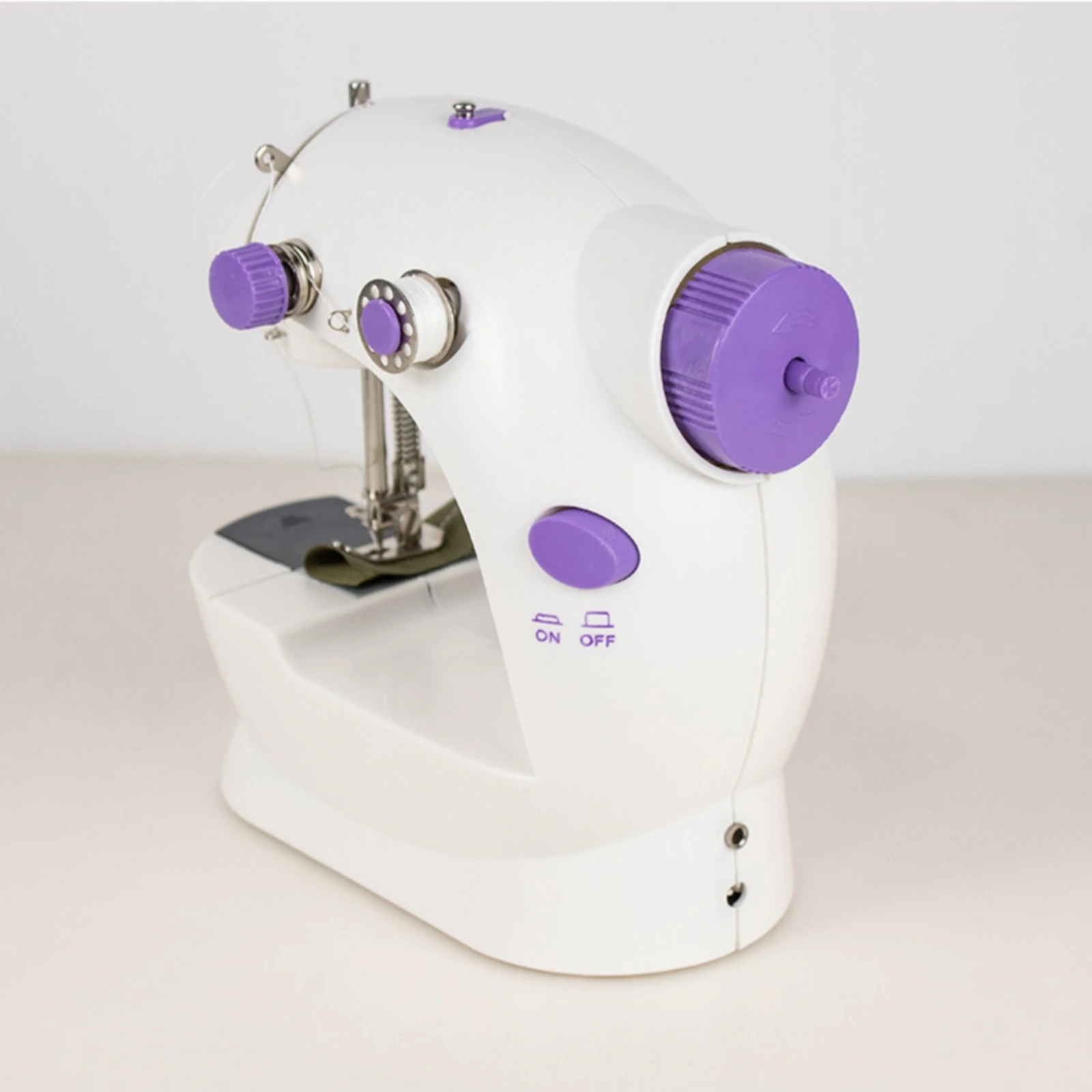 

Electric Sewing Machine Compact Tabletop Sewing Machine Home Tool Removable Extension Plastic Body