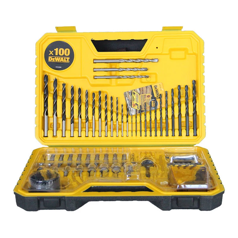 DEWALT Original Combination Drill Bit Set DT70758 DT71563 DWANGFT100SET Electric Screwdriver Twist Drill Bits Magnetic Holder