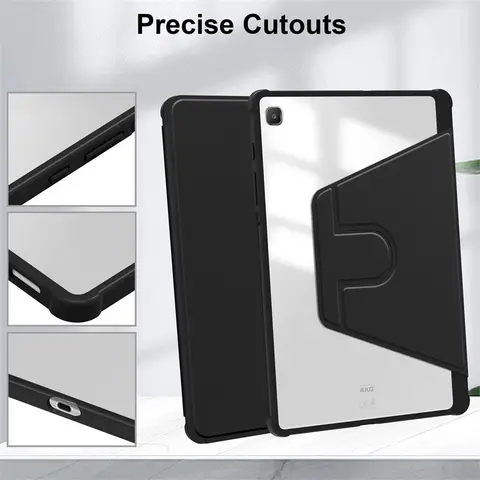 För Samsung Galaxy Tab S6 Lite-fodral, 360 graders roterande smart surfplattefodral för Galaxy Tab S6 Lite 2024 10,4 tum med pennhållare 8 best sales Samsung Galaxy S6 Lite - №8