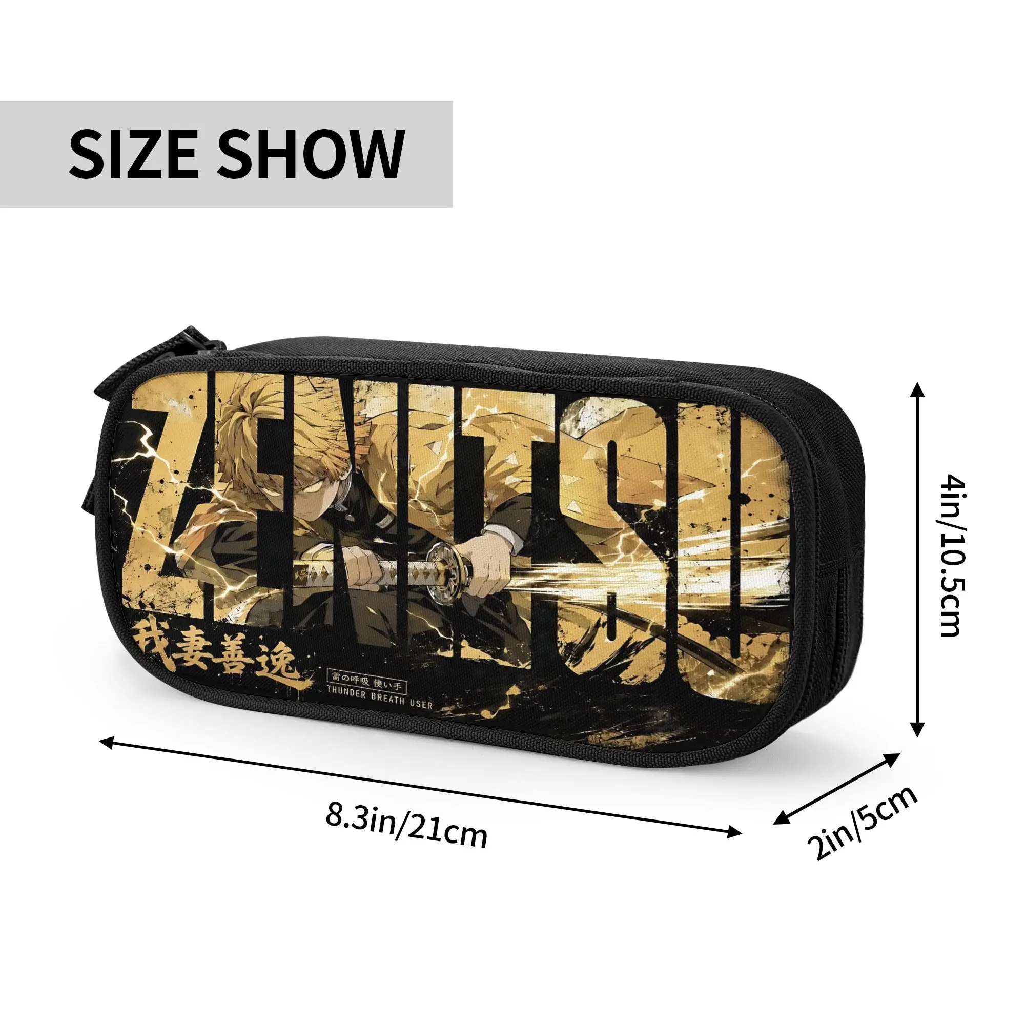 Custom Demon Slayer Large Capacity Bags for Child  Handheld Study Bag for Boys Gilrs Kids