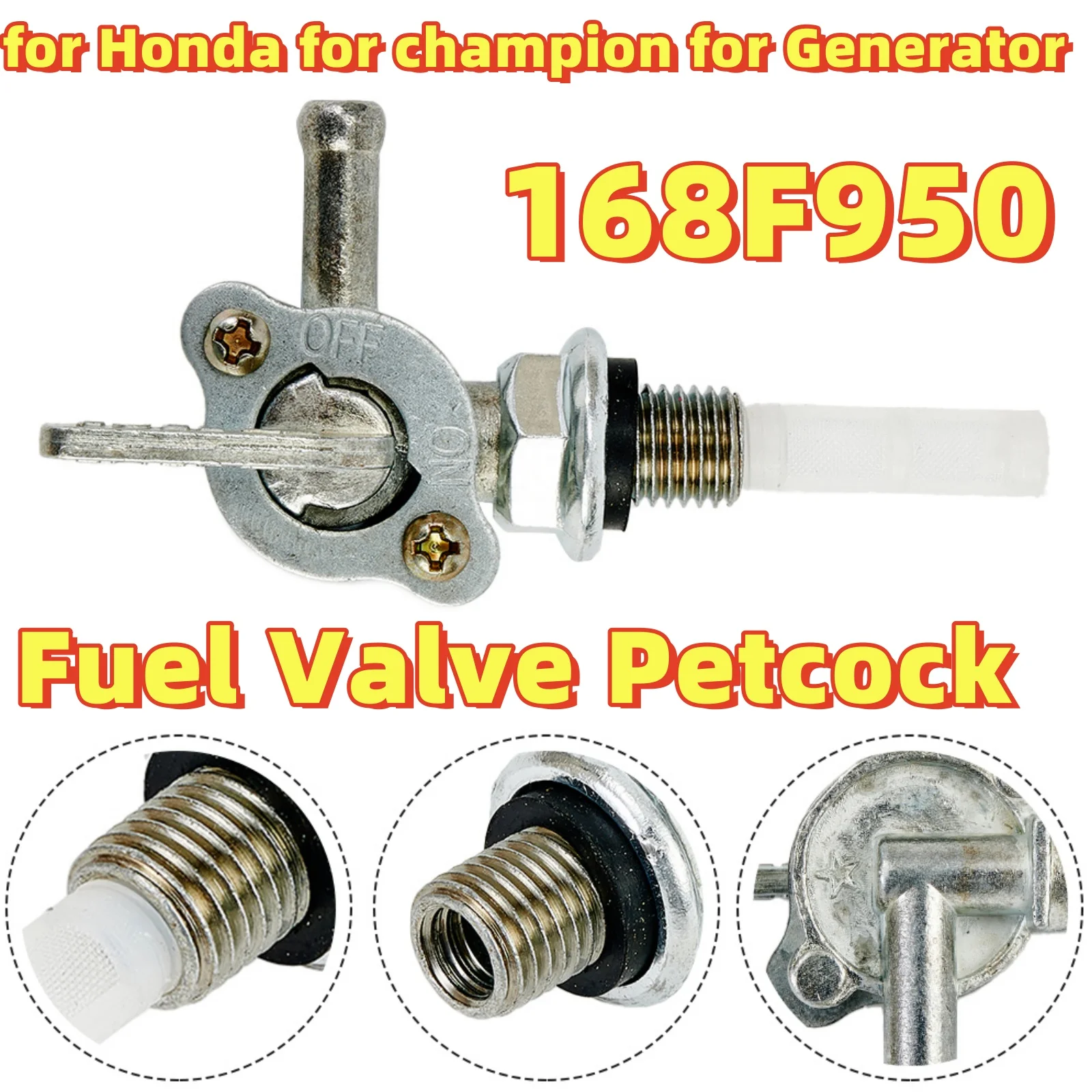 

car Petcock Switch Valve Fuel Valve Petcock for Honda EU1000i EU2000i EU3000i for champion for Generator oil tank switch 168F950