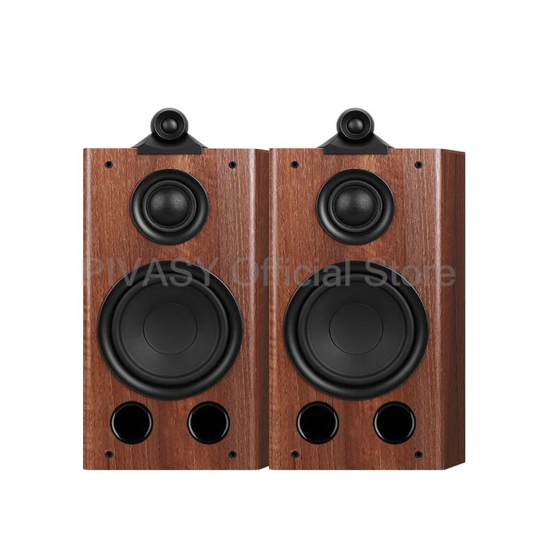 8 Inch Hifi Bookshelf Speakers Three Way Fever 300W Home Theater System Music Wooden Sound Equipment Amplifier Passive Speaker