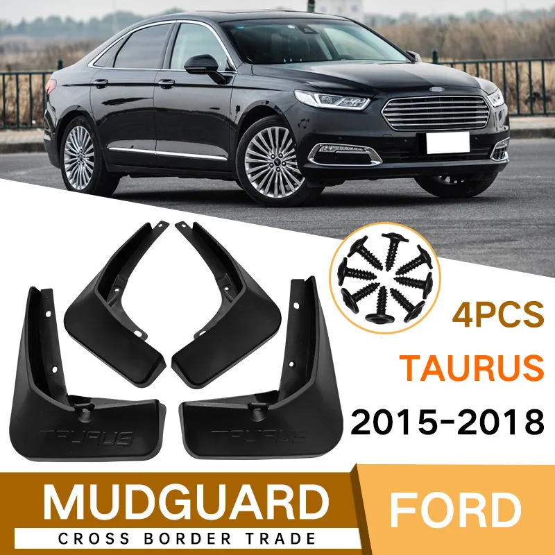 

For Ford Taurus 2015-2018 Car Molded Mud Flaps Splash Guards Mudguards Front Rear Styling Front Rear Car Accessories