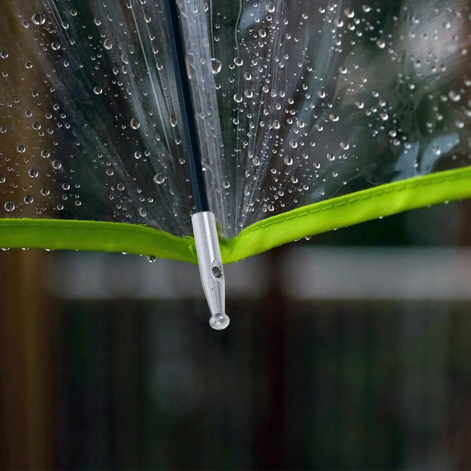 

10Pcs 3Mm Hole Umbrella Tail Beads Light Grey Plastic Replacement Parts for Long Handle Umbrella Repair Cover Accessories