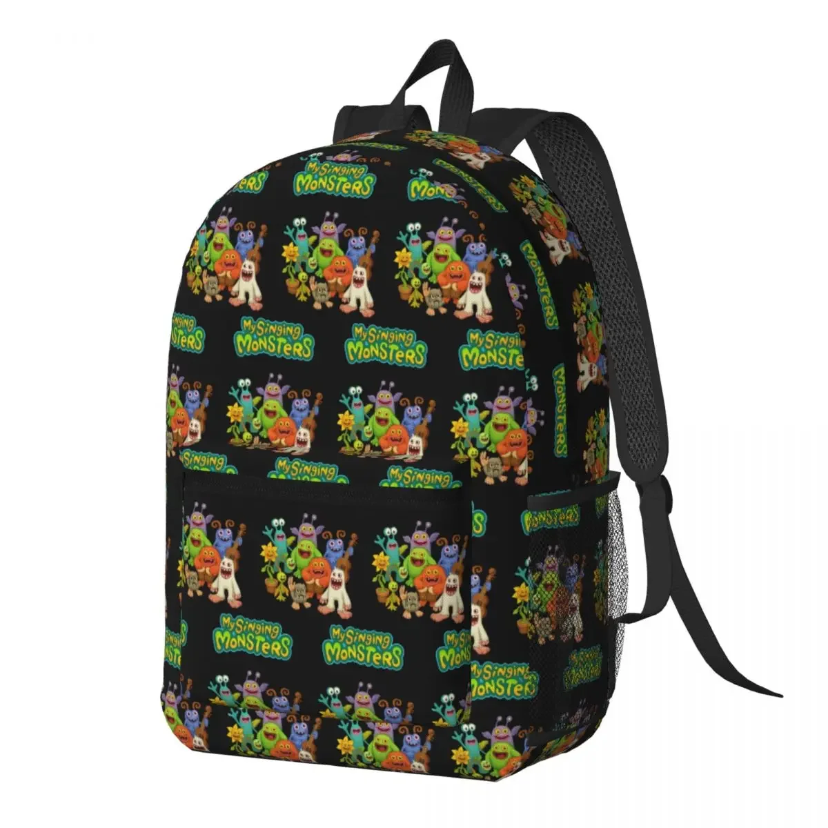 My Singing Monster Cartoon Backpack Daypack Large Capacity Kids BookBag School Bag Shoulder Bags for Men Women