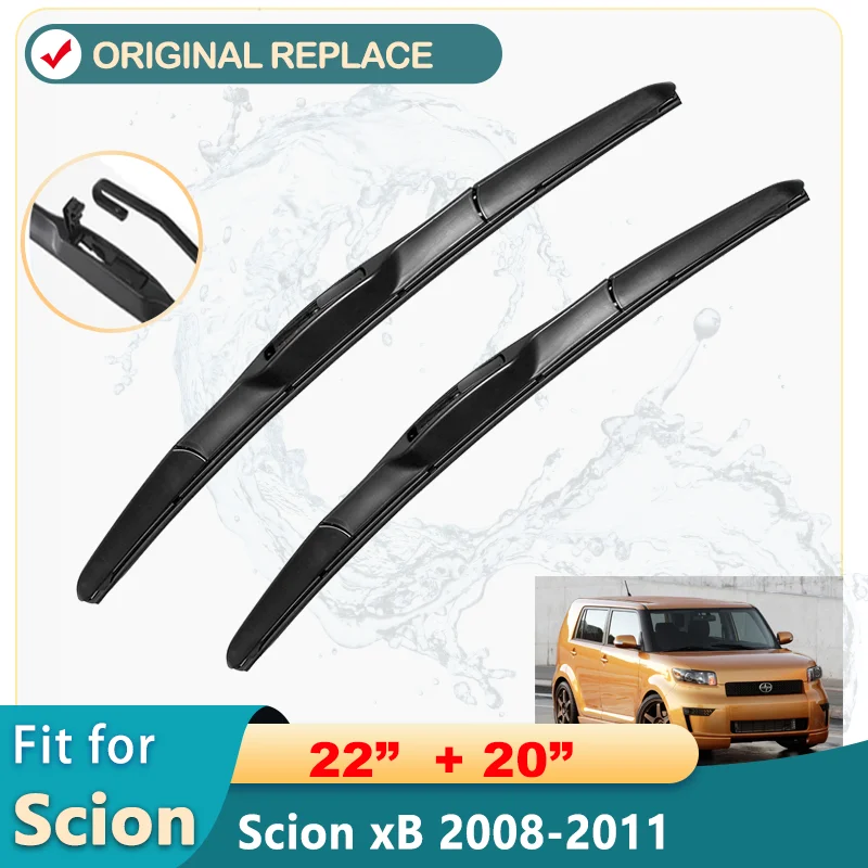 Car Wiper Blade For Scion xB 2008-2011 Windshield Rubber Silicon Refill Front Window Wiper 22