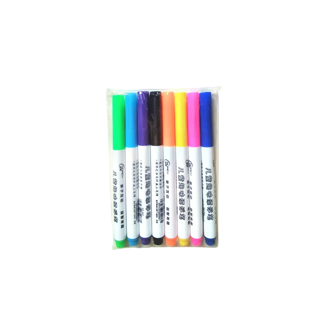 Floating creative students color pen whiteboard pen interesting fancy drawing pen