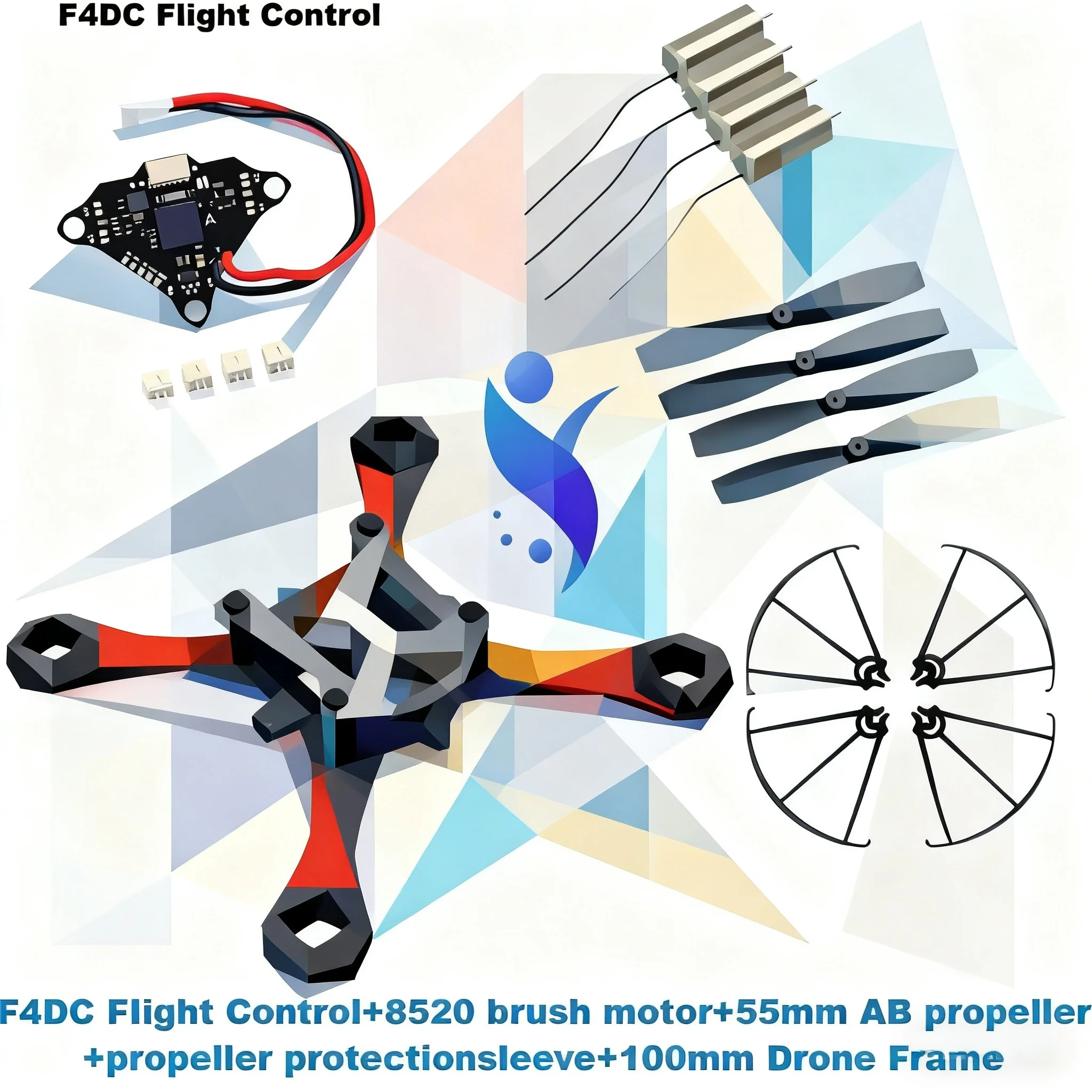 

F4DC F4 Щеточный двигатель для управления полетом INAV Beta Flight Board Барометр Квадрокоптер RC Дрон FPV Racing