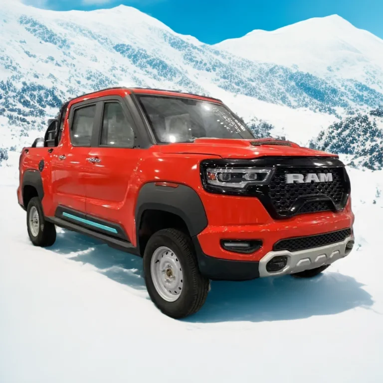 2024년형 산악용 4도어 전기 픽업트럭 저속 4륜구동 신에너지 배터리 미니 트럭 신형 전기 픽업