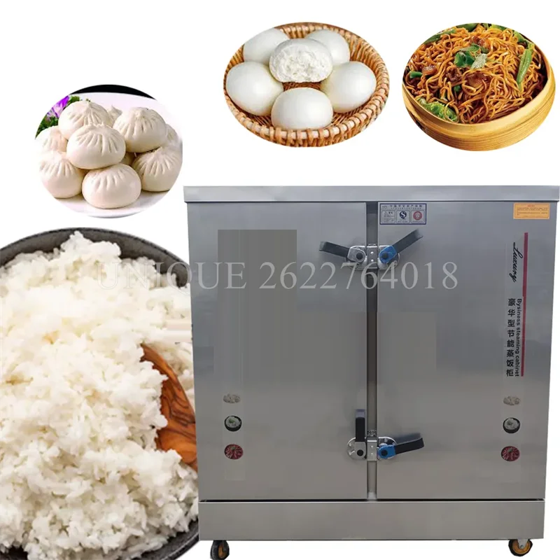 

Double Door Combination Steam Baking Countertop Combi Countertop Oven Auto Gas Electric Commercial Canteen Food Steamer Cart