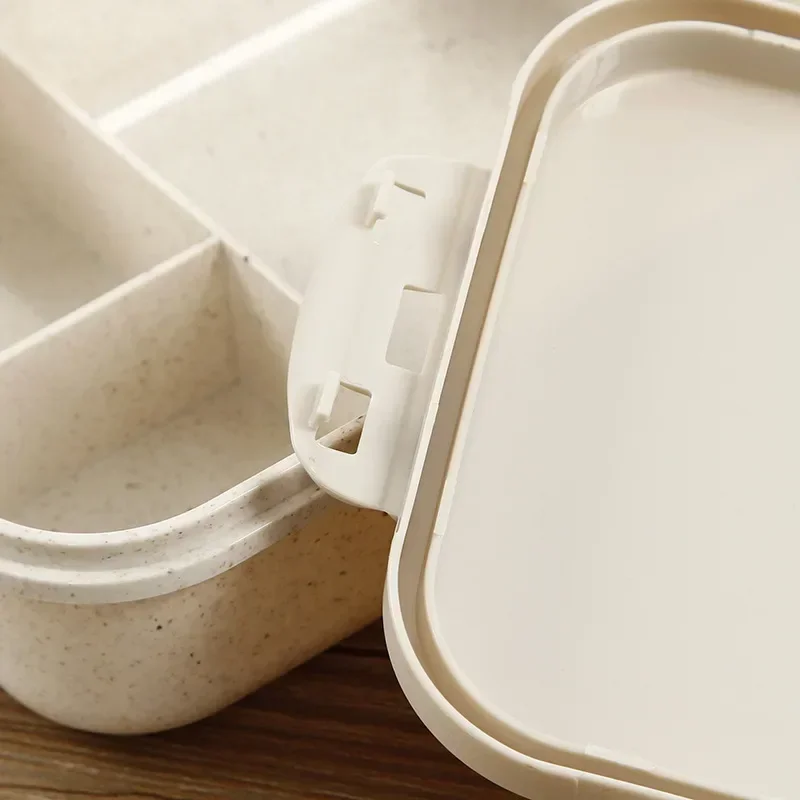 กล่องข้าวพลาสติกพกพาลาย Kpop Demon Hunter สำหรับเด็กนักเรียน กล่องเบนโตะใส่อาหาร ผลไม้ ของขวัญวันเกิดเด็ก