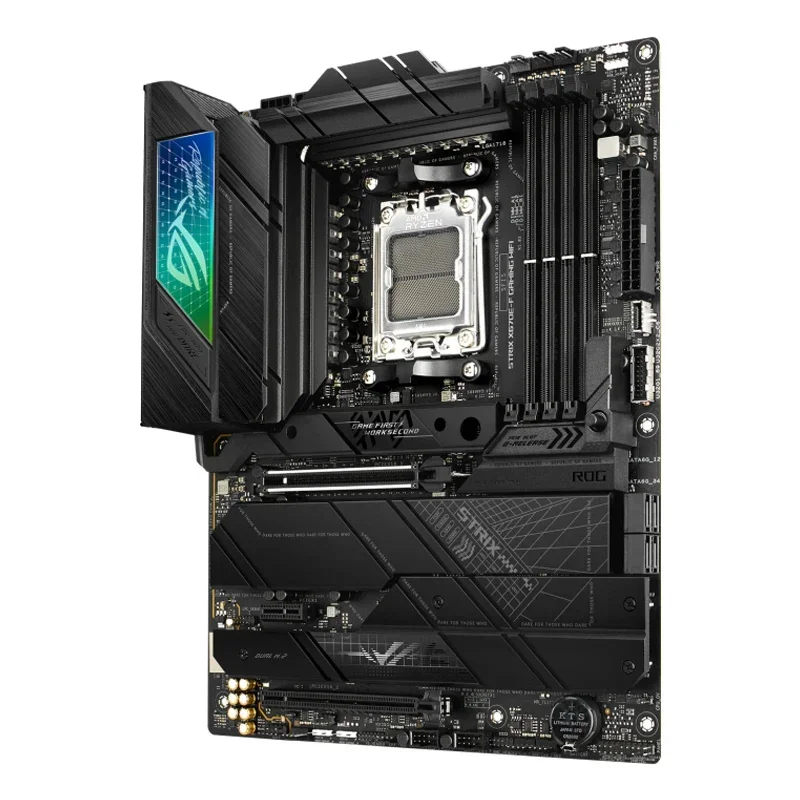 ASUS ROG STRIX X670E-F GAMING WiFi 6E Socket AM5 LGA 1718 AMD Ryzen 7000 Gaming Motherboard 16+2 Power Stages PCIe 5.0 DDR5 view 5