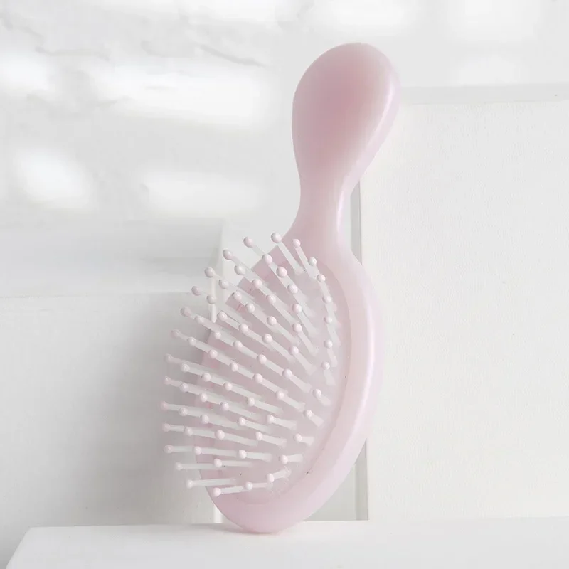 Candy Color Air Cushion Hair Comb Portable Anti-static Smooth Mini Children Hair Brush Sweet Girls Scalp Massage Hair Care Comb