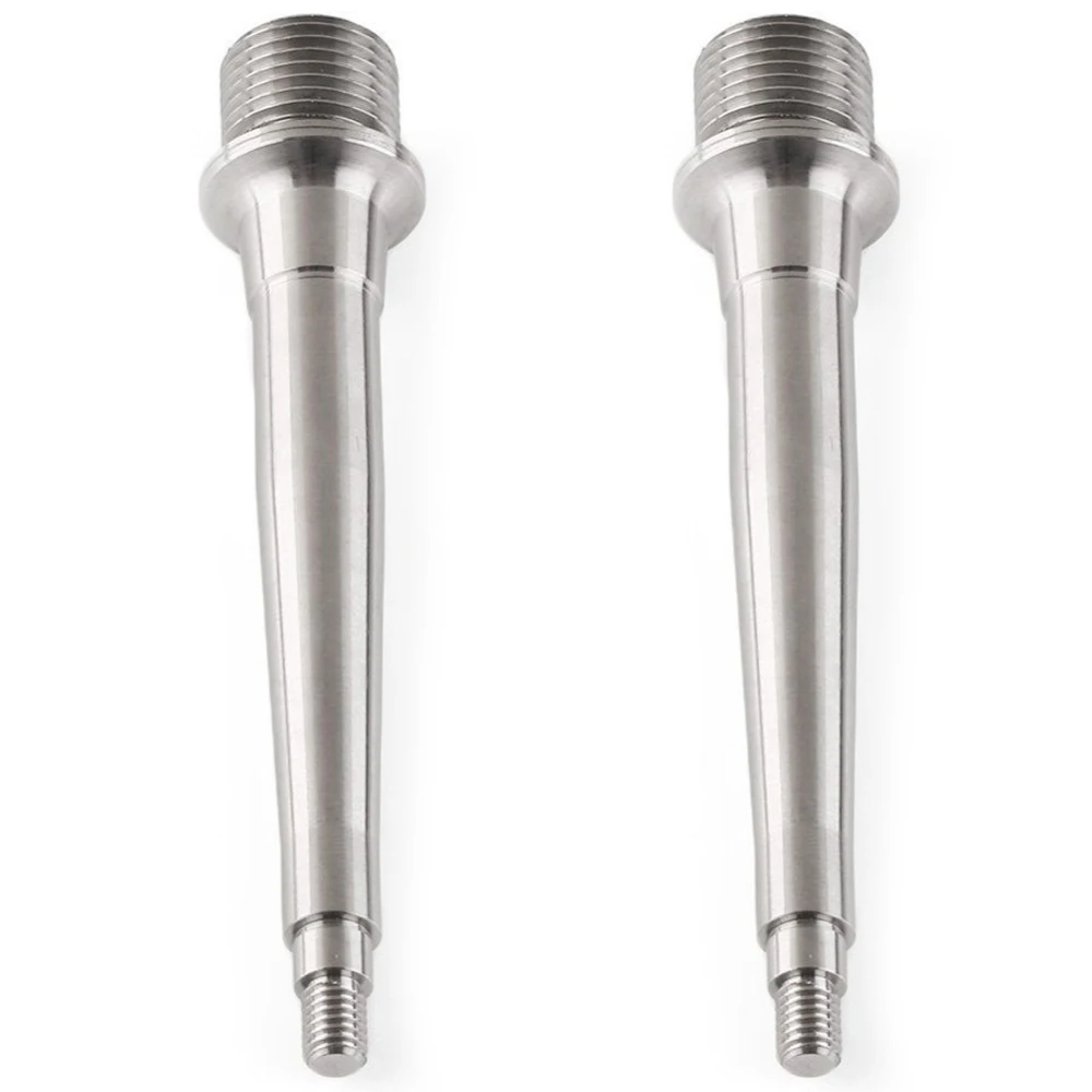 2Pcs 93Mm Titanium/Ti Spindle/Axles Foot Shaft Pedals Bearing Titanium Pedal Shaft Titanium Alloy Pedal Core