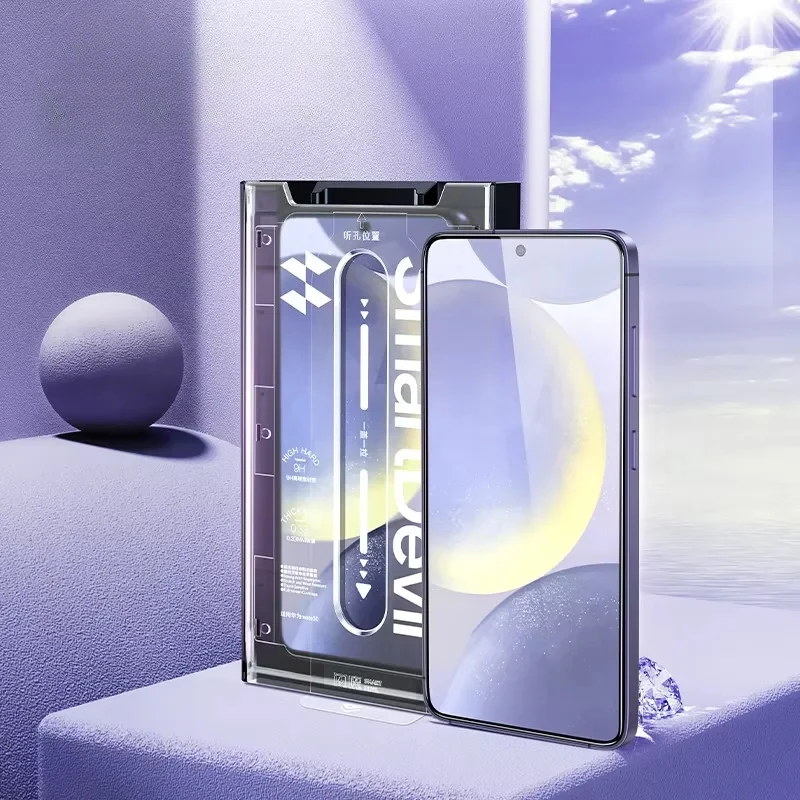 

1-2pcs Dust-free Screen Protector for Samsung S25 Ultra HD Clear 9H Tempered Glass Film for Samsung S25 S24 FE Plus Ultra Film