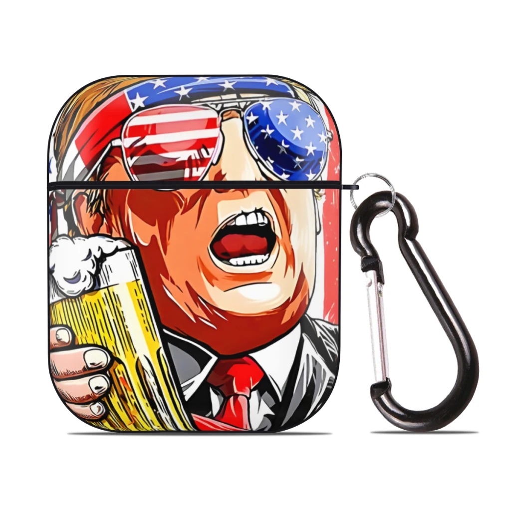 

Donald Trump Yep Still for AirPods Case Cover, Hard PC Protective Cover with Buckle, Compatible with Apple AirPods 2nd 1st