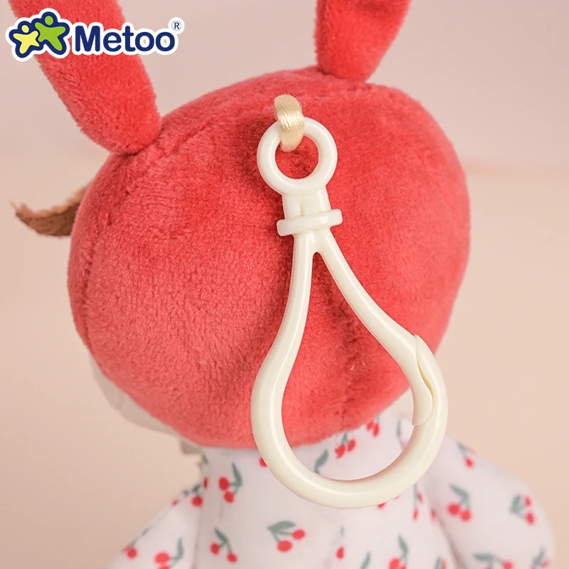 Original Metoo Dolls Mini Traditional Angela Dolls Plush Keychains Pastoral Style Toys Children's Birthday Gift Bag Pendant