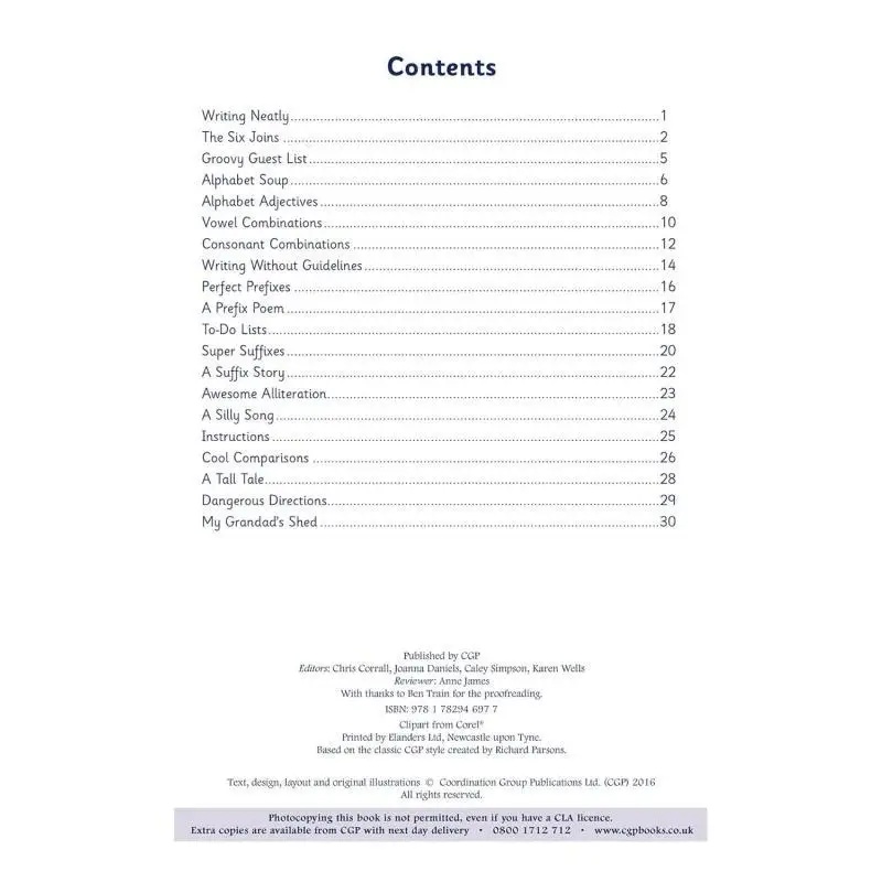 KS2 English Targeted Practice Book Handwriting  Year 3 CGP Books Coordination Group Publications 9781782946977 Book