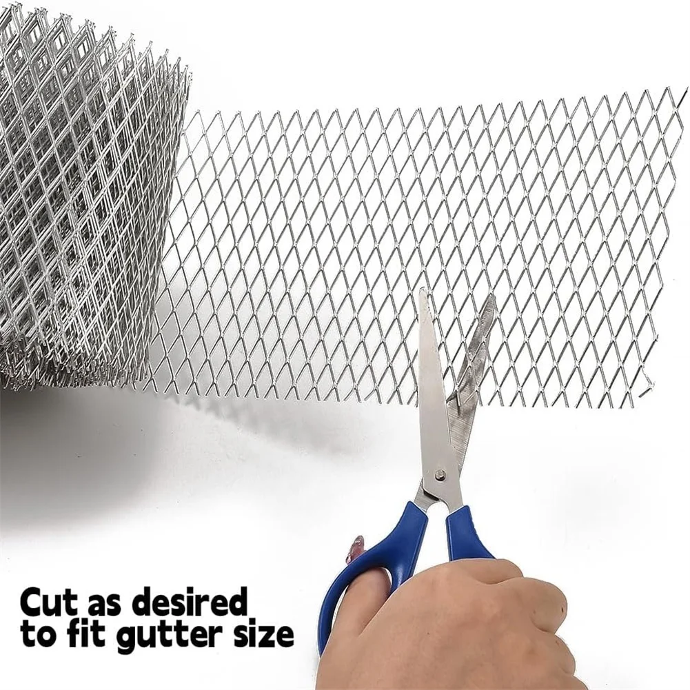For Rainy Season Leaf Protector Fixing Clips Pack Debris Blocker Secure Clip Fastening Lightweight Construction