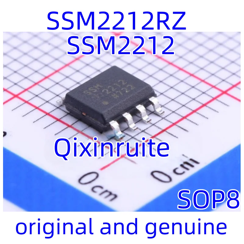 Qixinruite  Brand new genuine SSM2212RZ=SSM2212=2212 SOP8 audio dual channel matching NPN transistor