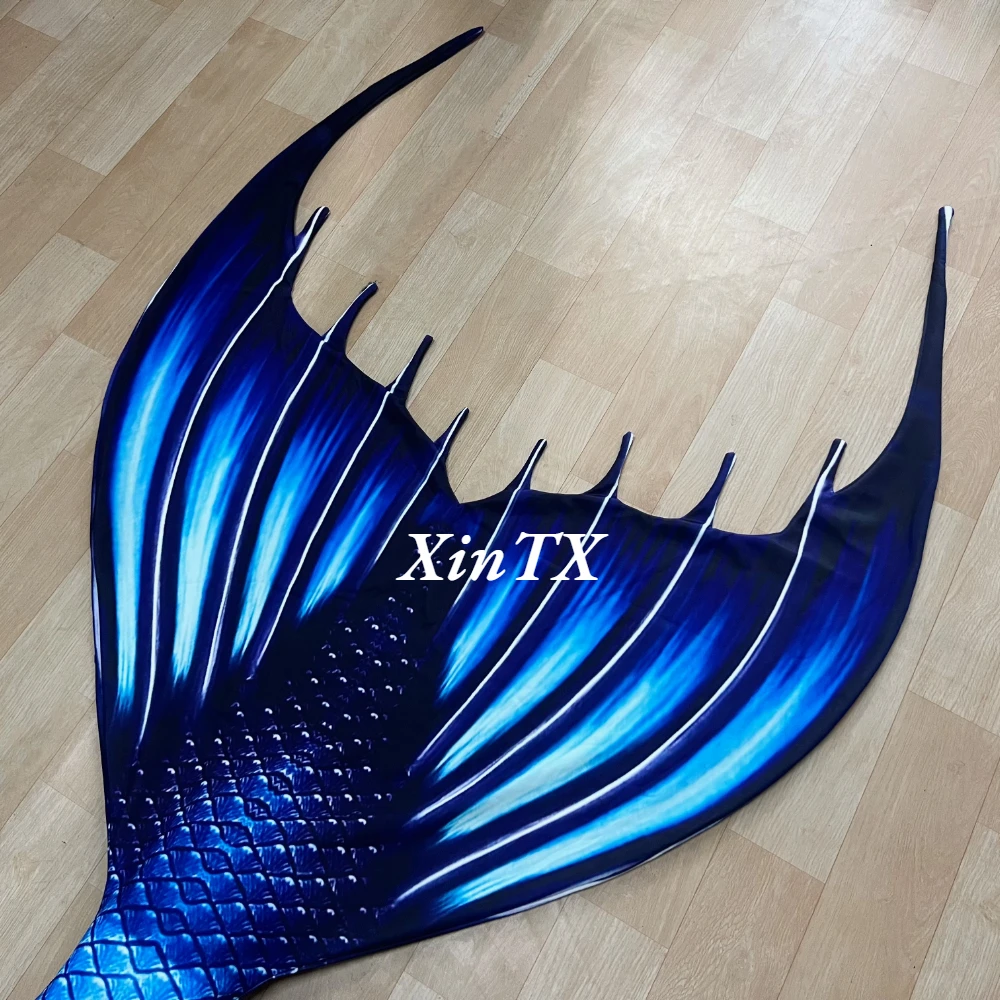 Adult Women Men Mermaid Tail Photo Props Beach Costumes Swimsuits With Flippers Fashion PVC Vacation stage prop birthday present