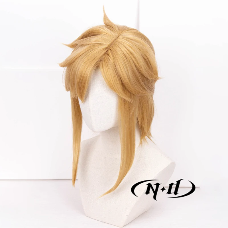 ND Link شعر مستعار كوسبلاي لعبة كوس شعر مستعار كوسبلاي للعبة كوميك كون كوزر زي موضوع حفلة صناعية مقاومة للحرارة