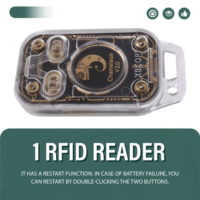 【RECOMENDAR】محاكي قارئ الرقائق الذكية Chhameleon V2.0 RFID 125 كيلو هرتز 13.56 ميجا هرتز بطاقة فك تشفير NFC الناسخ إعادة تشغيل الحرباء Ultra V2 #4