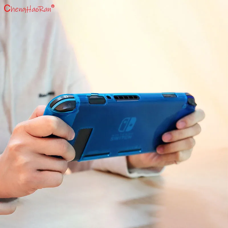 1PC For Nintendo NS Switch Game Controller All Inclusive TPU Host Protective Case Soft TPU Grip Protective Cover