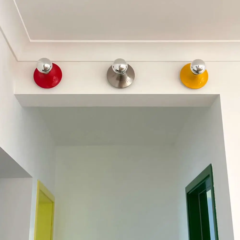 

Vintage Style Retro UFO Wall Lamp Nordic Design Medieval Inspired Decorative Wall Light Nostalgic Decor Simple Style