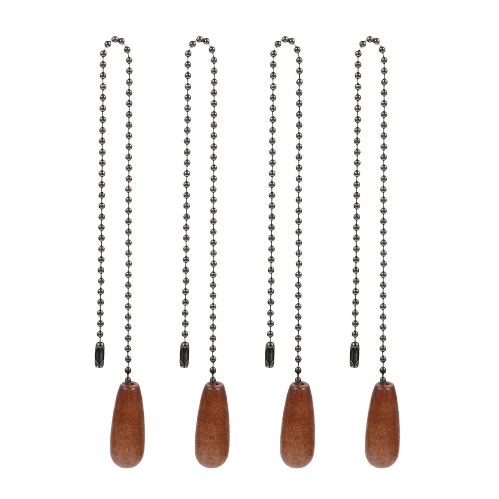 

4Pcs Vintage Pull Chain for Ceiling Fan Light Decorative Replacement Extension Beaded Pulls Chain Lamp Fixture Accessory