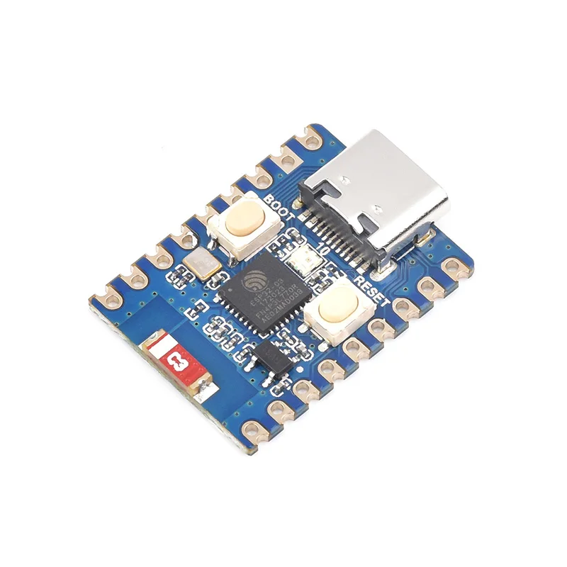ESP32-C3-Zero Development Board With Optional Solder, Based on ESP32-C3FN4 Single-core Processor, 2.4GHz Wi-Fi & Bluetooth 5