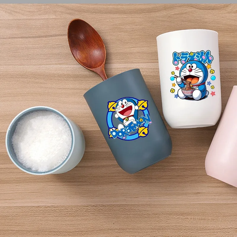 

Дорожный стакан для зубных щеток Doraemon для пары, портативный, с мультяшным аниме-принтом, универсальные бутылки для воды, подарки для вечеринок