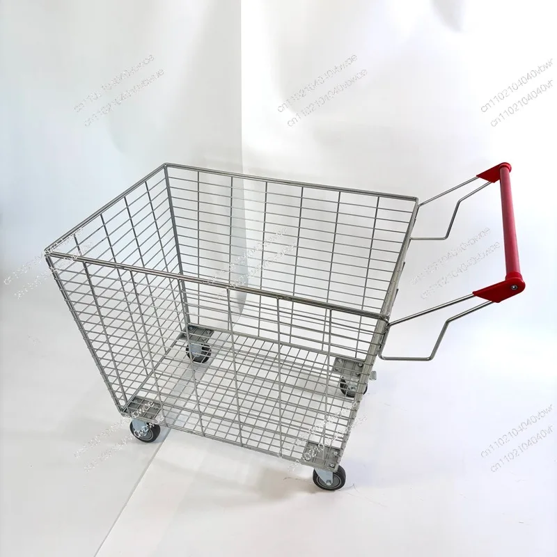 Basket logistics truck warehouse clothing picker logistics trolley grid square cart trolley