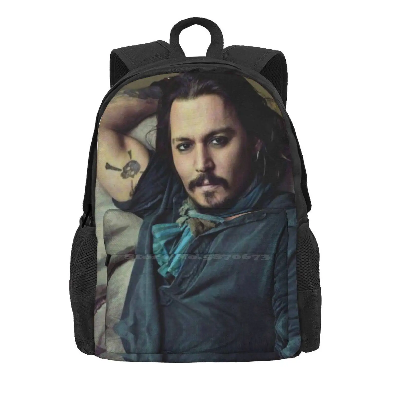 Johnny Depp Fashion Travel Laptop School Backpack Bag Johnny Depp Actor