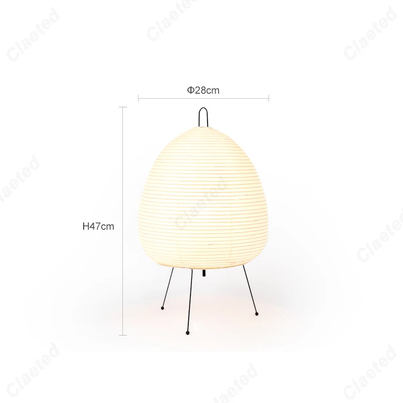 Japanese Design Akari Noguchi Yong Table Lamp Rice Paper Standing Lamp Living Room Home Decor Study Bedroom Bar Light Fixtures