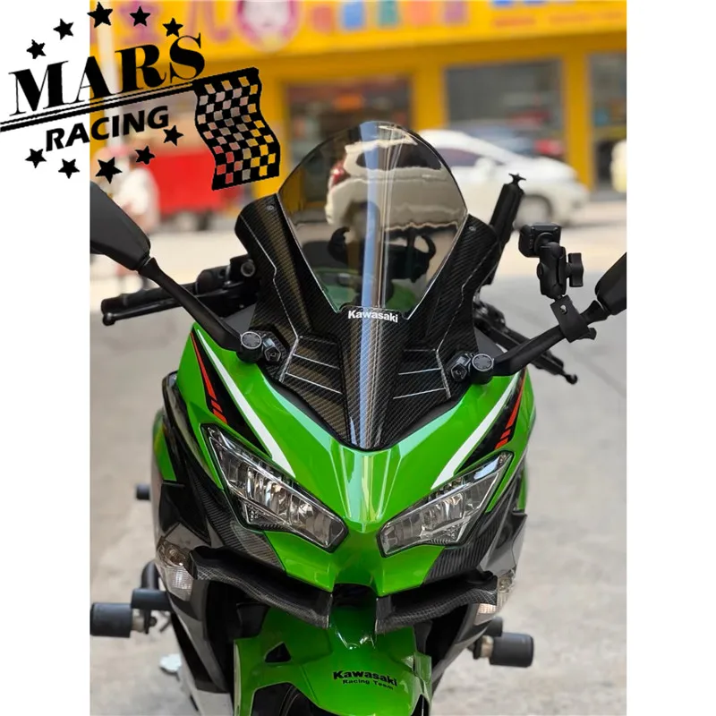 Fits For KAWASAKI new NINJA400 ninja400 2018 2019 2020 2021 2022 2023 Motorcycle Windshield Windscreen Aluminum Kit Deflector