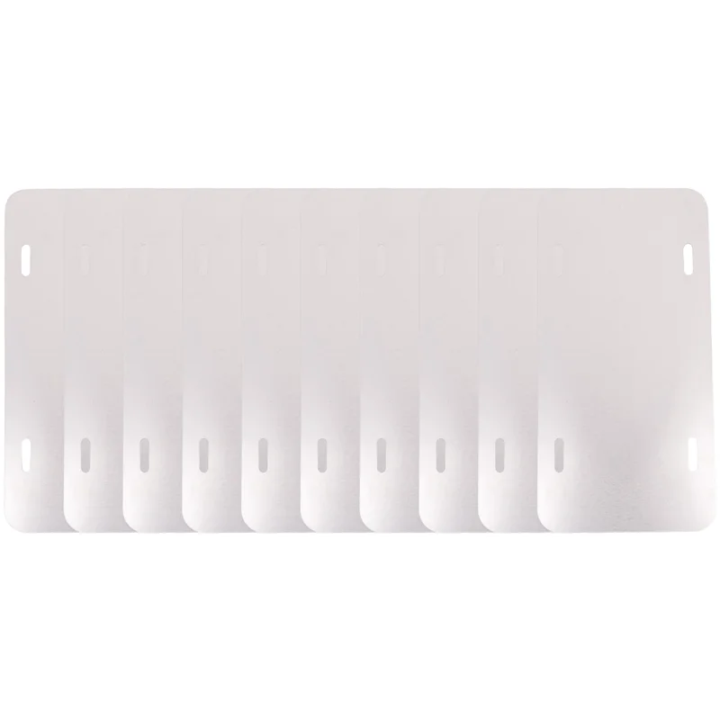 

ABVL-6 Inch X 3 Inch 20 Pack Sublimation License Plate Blanks,Heat Thermal Transfer DIY Picture,Aluminum License Plate Tag