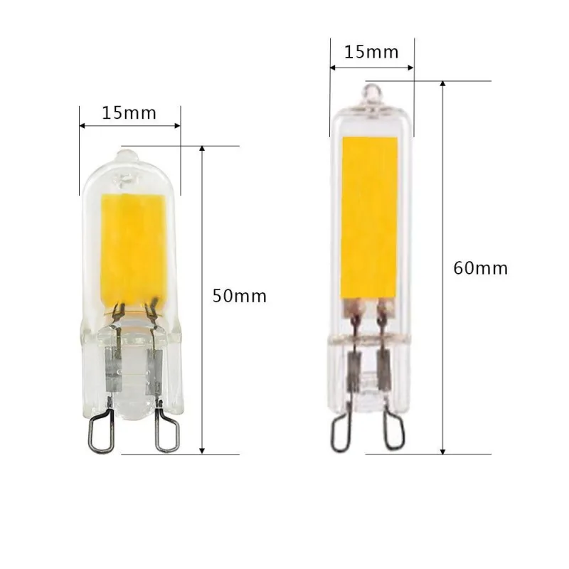G9 220V LED Light Bulb 3W 5W COB LED Corn Bulb Warm White Cold White Replace Halogen Bulb Pendant Lighting Fixture Chandeliers