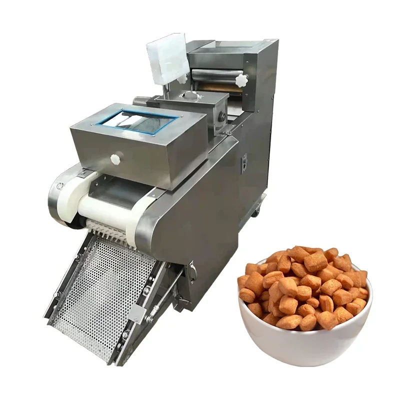 Discounted Price Automatic For Nigerian Dough Cube Cutter Chin  Snack Cutting Machine