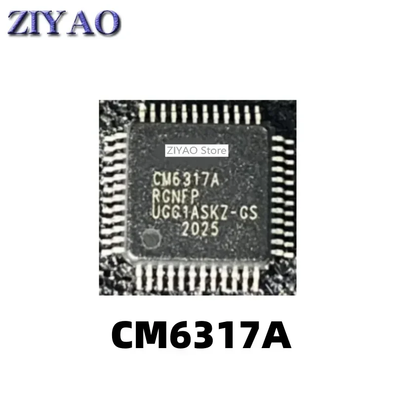 5PCS CM6317A CM6317 QFP48 Dual Channel Stereo Microphone Chip