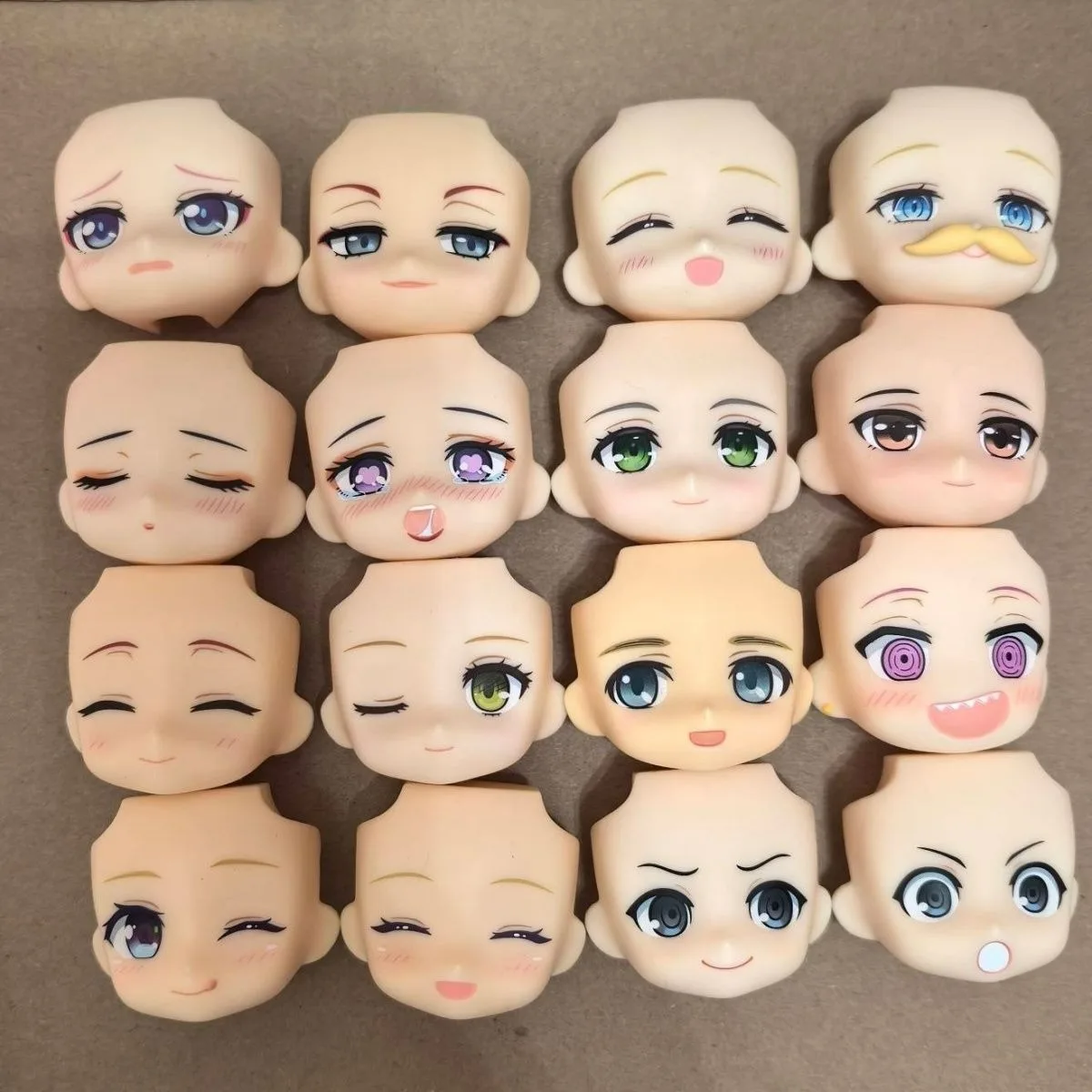 GSC Clay Man OB11 doll universal replacement face expression doll accessories